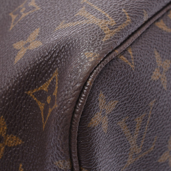 Louis Vuitton Monogram Neverfull Brown Canvas Tote Bag - Picture 6 of 12
